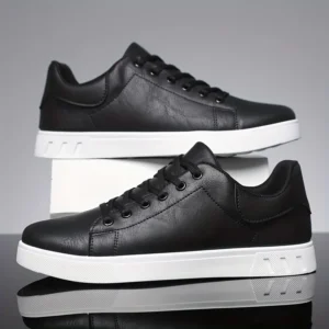 1 Pair of Minimalist Skate Shoes, Two Colors Available, Versatile and Comfortable, Plus Size Lace-Up, Soft Sole Lightweight, All - Image 2