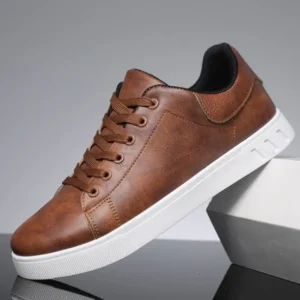 1 Pair of Minimalist Skate Shoes, Two Colors Available, Versatile and Comfortable, Plus Size Lace-Up, Soft Sole Lightweight, All - Image 3
