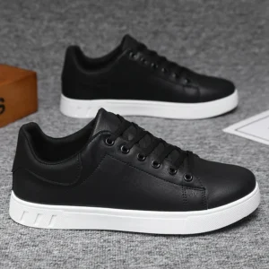 1 Pair of Minimalist Skate Shoes, Two Colors Available, Versatile and Comfortable, Plus Size Lace-Up, Soft Sole Lightweight, All - Image 6
