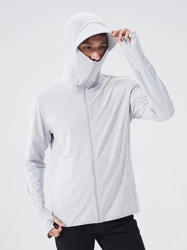 Summer UPF 50+ UV Sun Protection Skin Coats Men Ultra-Light Sportswear Hooded Outwear Men Windbreaker Casual Jackets 2