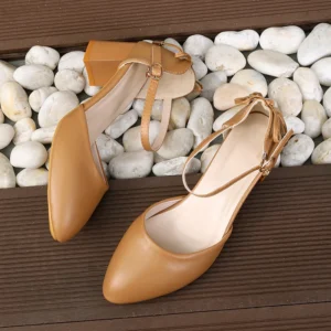 2025 Spring/Summer Hot Sale！Fairy Style Thin-Strap High Heels - Bowknot with Golden Buckle, Comfortable & Versatile - Image 4