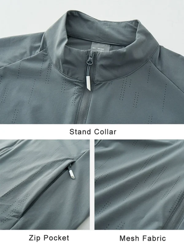 Summer Men's Jackets UV Blocking Skin Coats UPF40+ Sunscreen Outdoor Clothing Sun Protection Thin Windbreakers Big Size 8XL 2