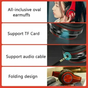 B39 Head-mounted Wireless Bluetooth Headphones With Mic Noise Cancelling Headsets Stereo Sport Gaming Earphones New - Image 5