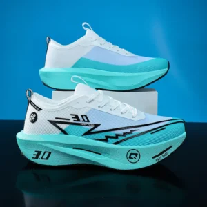 Brand Men's Carbon Plate Running Shoes Soft Cushion Shock Absorbing Sports Shoes Unisex Sneakers Light Anti-Slip Training Shoes - Image 1