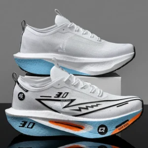 Couple breathable mesh carbon board shoes, student sports exam shoes, Chunta ultra light rebound marathon running shoes - Image 2