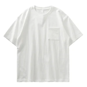 Dukeen 320gsm Heavy Short-Sleeved T-Shirt Men's Summer Vintage Half-Sleeve Pure Cotton Tees White Tops for Unisex - Image 6