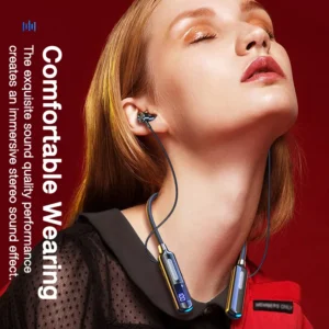 EARDECO 120 Hours Playback Wireless Headphones with Microphone Bluetooth Earphone Headphone Bass Phone Neckband Earphones Stereo - Image 6