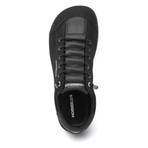 HOBIBEAR Wide Toe Barefoot Shoes for Unisex Minimalist Canvas Sneakers Lightweight Adjustable Slip On Walking Shoes - Image 4