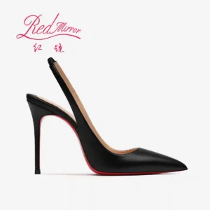 Heeled sandals Red Shiny Bottoms Naked color luxury Hollow 2025 New Elegant High Heels Sexy Slingbacks Ladies Shoes Women shoes - Image 6