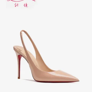 Heeled sandals Red Shiny Bottoms Naked color luxury Hollow 2025 New Elegant High Heels Sexy Slingbacks Ladies Shoes Women shoes - Image 4