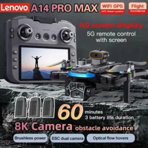 Lenovo Drone With screen RC 8K Professional HD Aerial Photography GPS Laser obstacle avoidance Three-axis gimbal Aircraft - Image 5