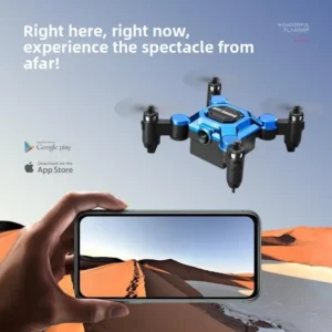 Mosquito drone, mini folding drone, aerial camera drone, student remote-controlled helicopter, small toy - Image 4