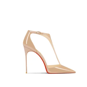 New summer style slim heeled beige high heels for women with pointed fashion, versatile with qipao - Image 4