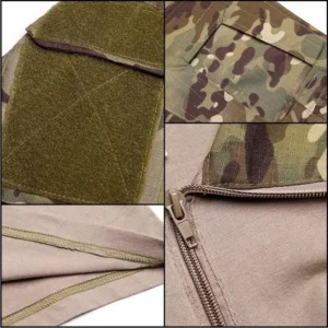 Outdoor Tactical Hiking T-Shirts Men Combat Military Army CP Camouflage Long Sleeve Hunting Climbing Shirt Cotton Sport Clothes - Image 6