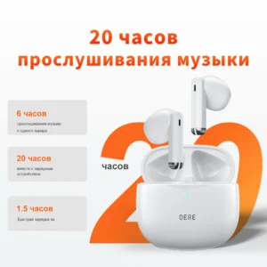 Wireless Headphones,QERE E28,NEW TWS Bluetooth 5.3,HD Microphone,HIFI Earphones,13mm Driver,Low Latency gaming waterproof Earbud - Image 4