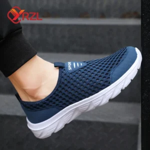 YRZL Lightweight Men Casual Shoes Breathable Slip on Male Casual Sneakers Anti-slip Men's Flats Outdoor Walking Shoes Size 39-46 - Image 5